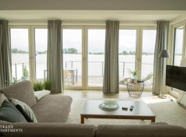 Luxuswohnung Pazifik WESER WELLNESS WHIRLPOOL, Hotel mit Parkplatz in Brake