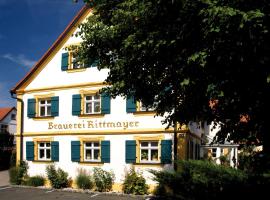 Landgasthof Hotel Rittmayer, khách sạn lãng mạn ở Hallerndorf