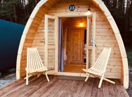 Brīvdienu naktsmītne pie pludmales Luxury Camping POD Zarasai