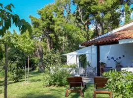 Villa Aurora in Sani with garden and pool