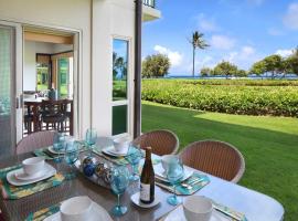 Waipouil Beach Resort Gorgeous Ocean Front Condo! Sleeps 8 AC Pool, hotel with parking in Kapaa