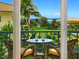 Waipouli Beach Resort Penthouse Beautiful Oceanview Aloha! AC Pool, holiday rental in Kapaa
