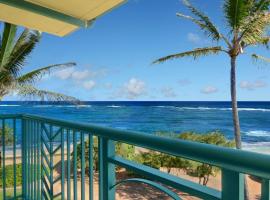 Waipouli Beach Resort Royal Penthouse Oceanfront Jewel A Building - Best of the Best! AC Pool, íbúð í Kapaa