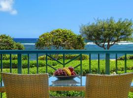 Waipouli Beach Resort Spectacular Luxury Oceanfront Condo Sleeps 8 AC Pool, hotel in Kapaa