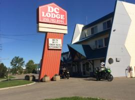 DC Lodge, hotel med parkering i Dawson Creek