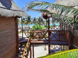 Palmeras de Mahahual Cabañas, chata v destinaci Mahahual