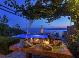 Holiday home Marta with heated pool,grill,sea view