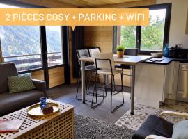 Bel appartement avec vue exceptionnelle, hotell i nærheten av Rosay Ski Lift i Le Grand-Bornand