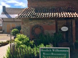 HEINRICHs winery bed & breakfast, hotel econômico em Langenlonsheim