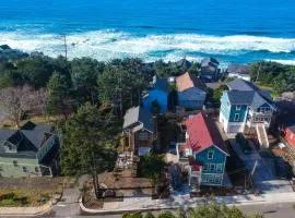 Beach house with a park