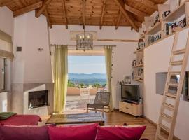 Irida's House, a fairylike house with supurb view, casă de vacanță din Korakiaí