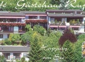 Gästehaus Café Ruff, povoljni hotel u gradu 'Happurg'