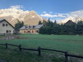 르모네티르 레 방에 위치한 호텔 Studio Monêtier-les-Bains (Serre Chevalier)
