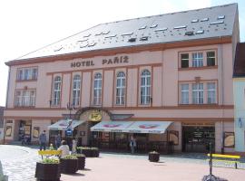 Hotel Paříž، فندق في جيسين