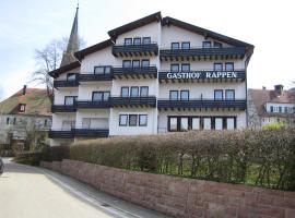 hotel rappen, hotel Baiersbronnban