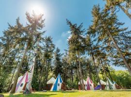 Vakantiepark de Bergen, glamping en Wanroij