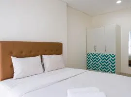 Modern and Cozy 1BR Brooklyn Alam Sutera Apartment By Travelio