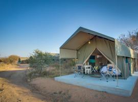 Little Mongena Tented Camp, prabangi stovyklavietė mieste Klipdrift