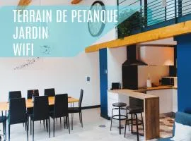 Maison jardin pétanque, MEETT, Airbus, aéroport, golf