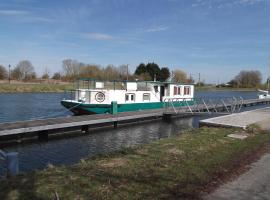 Gîte Fluvial de La Baie de Somme Le Lihoury, barco en Saint-Valery-sur-Somme