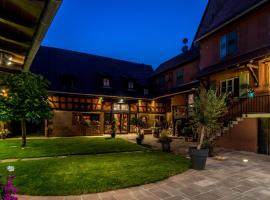 Chambres d'hôtes au Freidbarry, lavprishotell i Schillersdorf