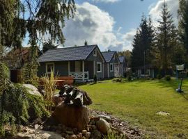 Domki w Dolinie Wieżycy, koliba u gradu Szymbark