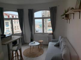 Appartement vue mer poste bleu, hôtel à Malo-les-Bains
