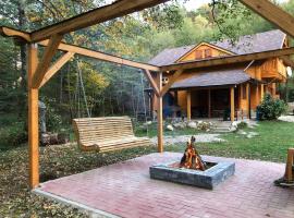 Chalet by the river, lodge in Văliug