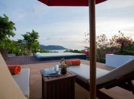 Ocean views Kata gardens penthouse 6C near Kata Noi Beach