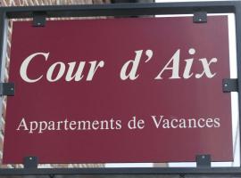 Apartments Cour d'Aix, smještaj s priborom za pripremu jela u gradu 'Richelle'