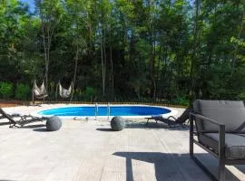 Charming villa Prisca with pool and nice view of the wood