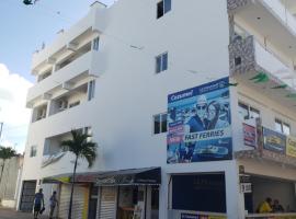 A una calle del ado 5ta avenida, hotell Playa del Carmenis
