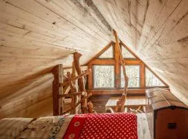 Romantische Hütte