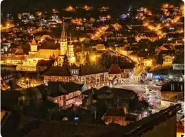 Vila Paul Best Paronamic View over Medieval Historical Centre Brasov