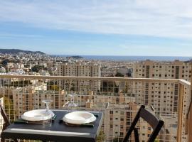 Le Panoramique, bolig ved stranden i Nice