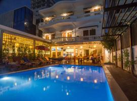 Poolside Villa, hotel em Chamkar Mon, Phnom Penh