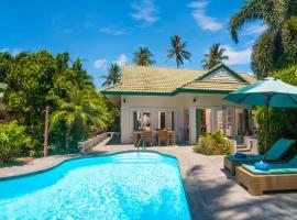 2BR Villa Baan Orchid, seconds to beach, resort village in Lamai
