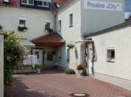 Pension "City", hotel blizu znamenitosti Platsch Freizeitbad, Oschatz