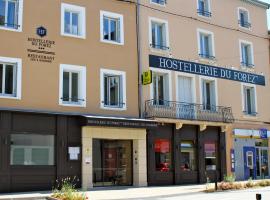 Hostellerie du Forez โรงแรมใกล้สนามบินแซงเอเตียน-บูติญง - EBUในแซ็งต์-กัลมิเยร์