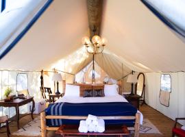 Collective Hill Country, luxe tent in Wimberley