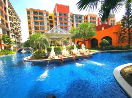 D14 Venetian Condo Resort Pattaya Pool Connected Netflix, курортный отель в городе Джомтьен-Бич