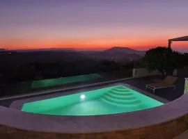 KALITHEA-HILLS VILLA with pool for 8 up to 12 IN RHODES TOWN