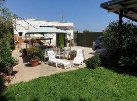 Country house pool and sea, landsted i Agnone Bagni