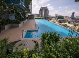 Diamond Twintower Apartment Hotel 鑽石雙星酒店式公寓, хотел в Пном Пен