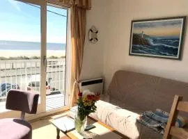 Appartement de 2 chambres a Neufchatel Hardelot a 1 m de la plage avec vue sur la mer balcon amenage et wifi