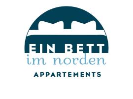 Ein Bett im Norden, apartamentai su virtuve mieste Fėmarnas