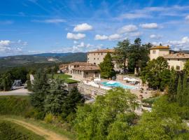 Rocca Di Castagnoli: Gaiole in Chianti, Meleto Kalesi yakınında bir otel