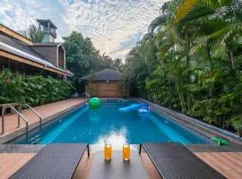 Nature's Abode - The Wooden Villa at Morjim by StayVista