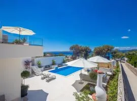 Luxury villa Punat with pool with sea view , 50m from the beach