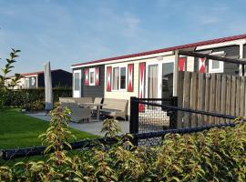 Chalet Veere - eingezäunter Garten, hundefreundlich & ruhig in Zeeland, khách sạn ở Serooskerke